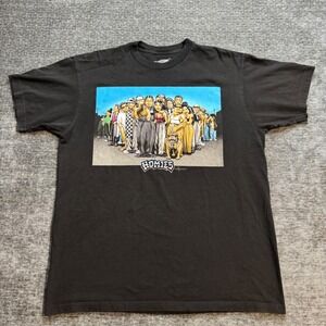 DGA Homies Graphic T-Shirt Mens XL Black David Gonzales Art Chicano Streetwear